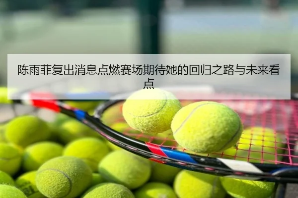 陈雨菲复出消息点燃赛场期待她的回归之路与未来看点